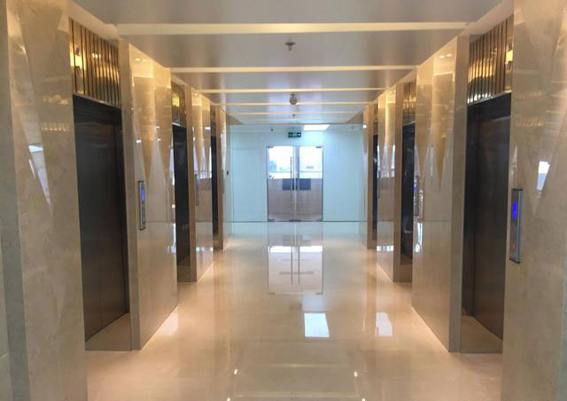 干掛大理石墻面是這樣完成的